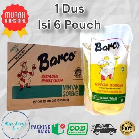 

Barco Minyak Goreng Kelapa / Coconut Oil 2 Liter Dus isi 6 Pcs