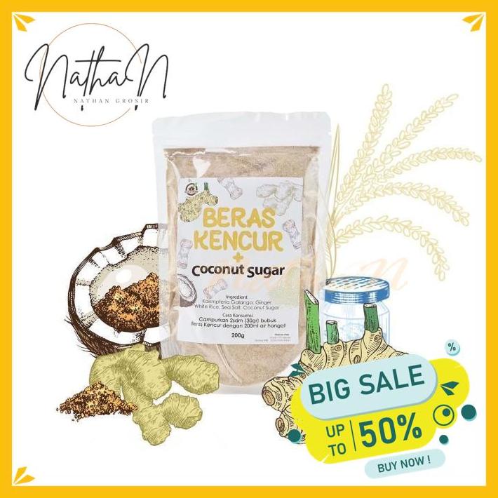 

BERAS KENCUR + COCONUT SUGAR 200 GR BEST PRODUK