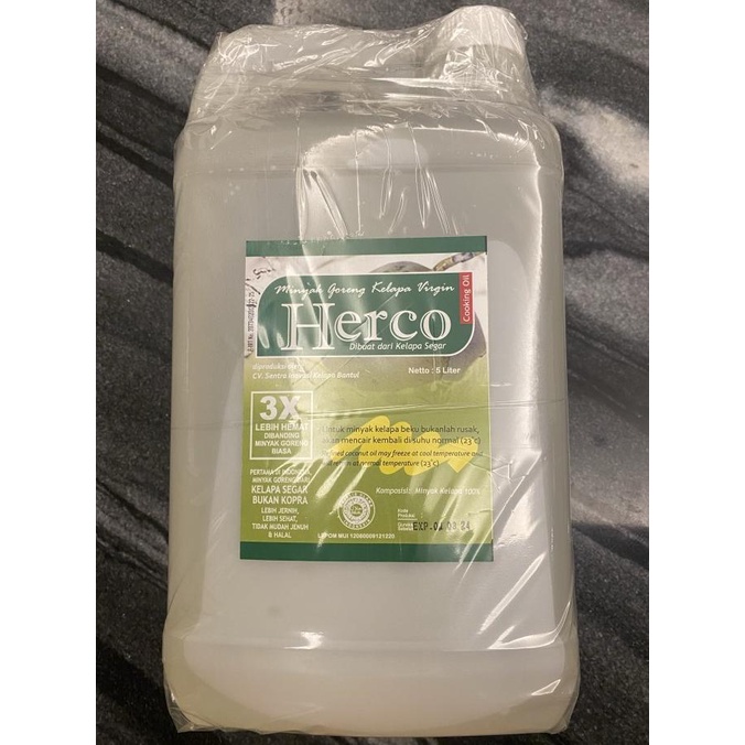 

Minyak Kelapa Murni VCO HALAL virgin oil 5 liter