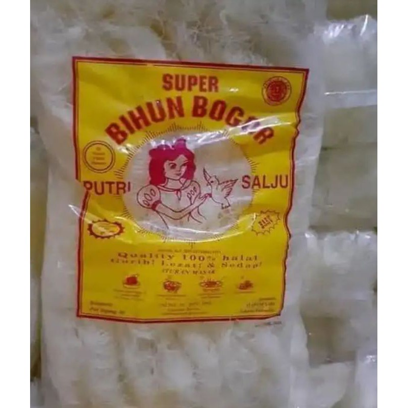 

Bihun Bogor Putri Salju Dan Bango.Kemasan 3 Kg. Paket