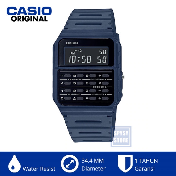 

Casio Original Ca-53Wf-2B Ca53 Ca53W Jam Kalkulator Calculator Watch