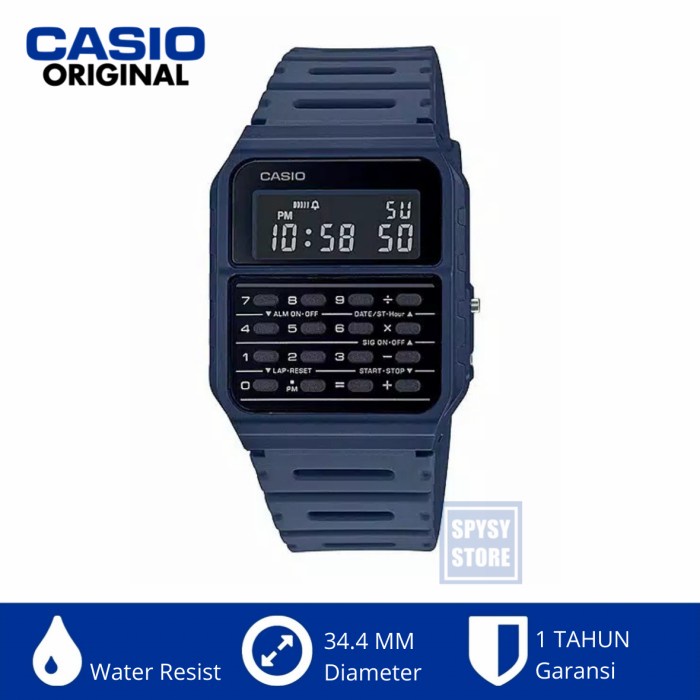 

Jam Casio Kalkulator Ca-53Wf Ca53 Ca53W Original Calculator Watch