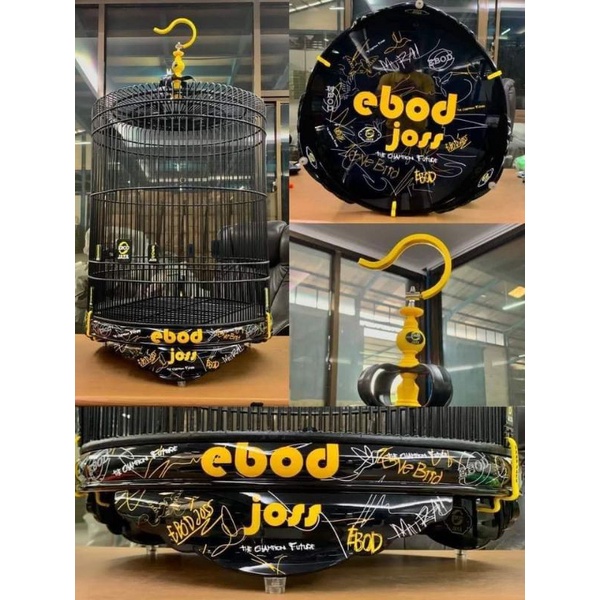 SANGKAR MURAI EBOD JAYA JOSS TTD ABSTRAK NO 2 PVC DECAL KOMPLIT//AKSESORIS