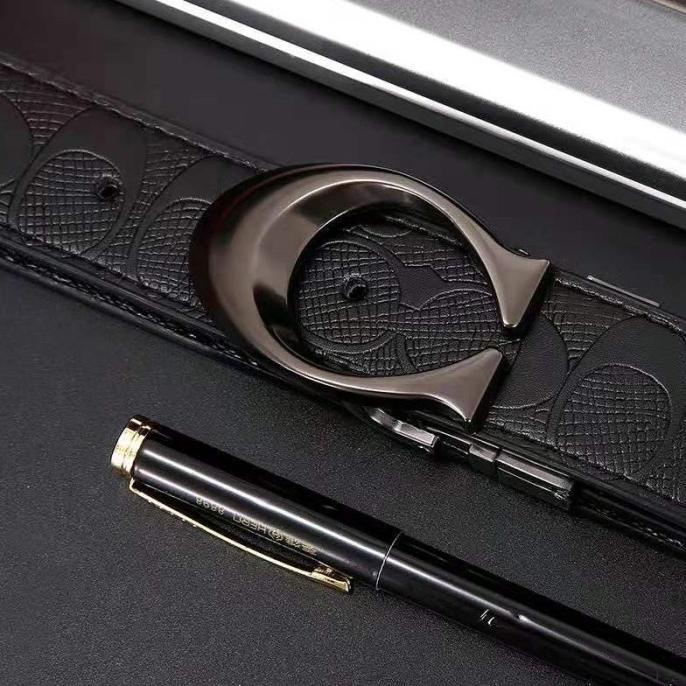 COACH Ikat Pinggang Pria Wanita Belt Reversible Gesper Import