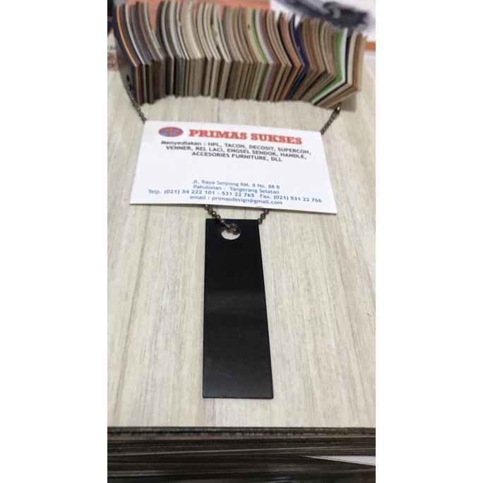 :<:<:<:<] Edging Taco HPL 003 G Hitam Kilap / Black Gloss Lebar 22mm x Tebal 1mm