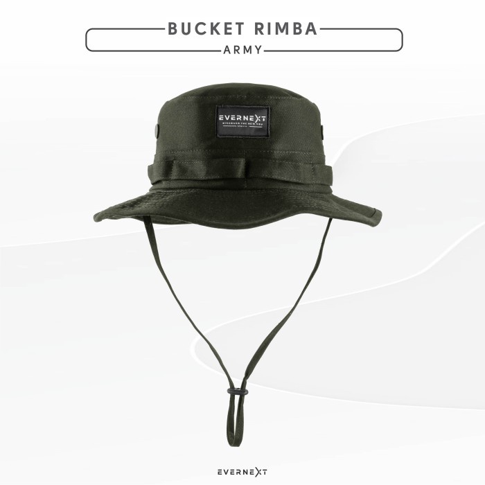 topi TOPI BUCKET HAT PRIA TOPI RIMBA TOPI TRAVELING OUTDOOR GUNUNG TOPI - ARMY(F3H2) Gratis Ongkir t