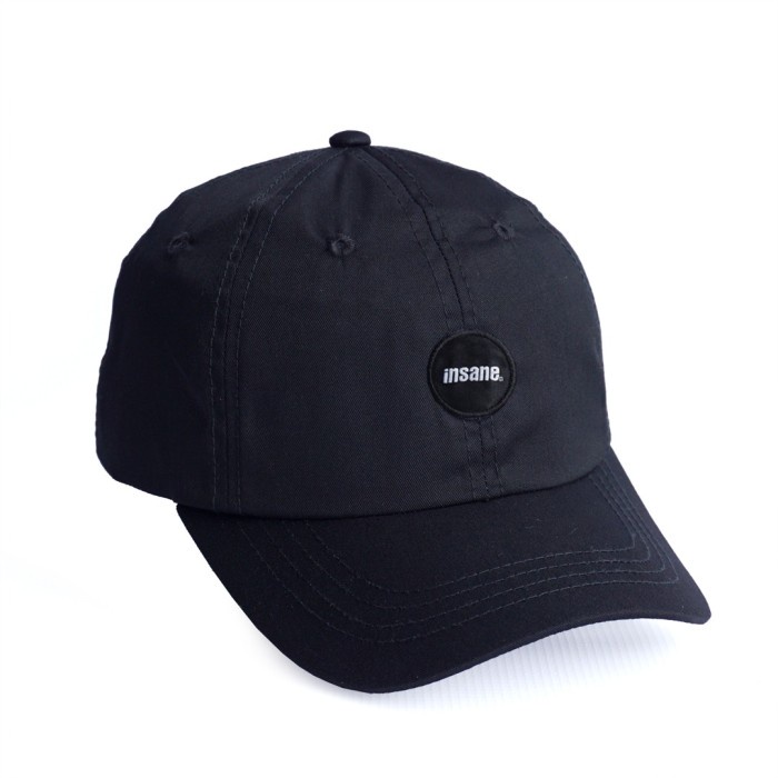 topi INSANE.LTD Topi Polo Caps Baseball Black Circle | Topi Pria(R3B5) topi pria baseball import top