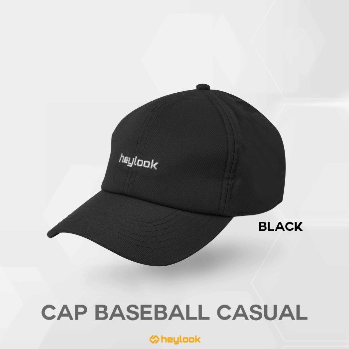 topi TOPI BASEBALL PRIA TOPI POLOS SNAPBACK PRIA TOPI DISTRO PRIA HEYLOOK - BLACK(G7D2) topi pria di