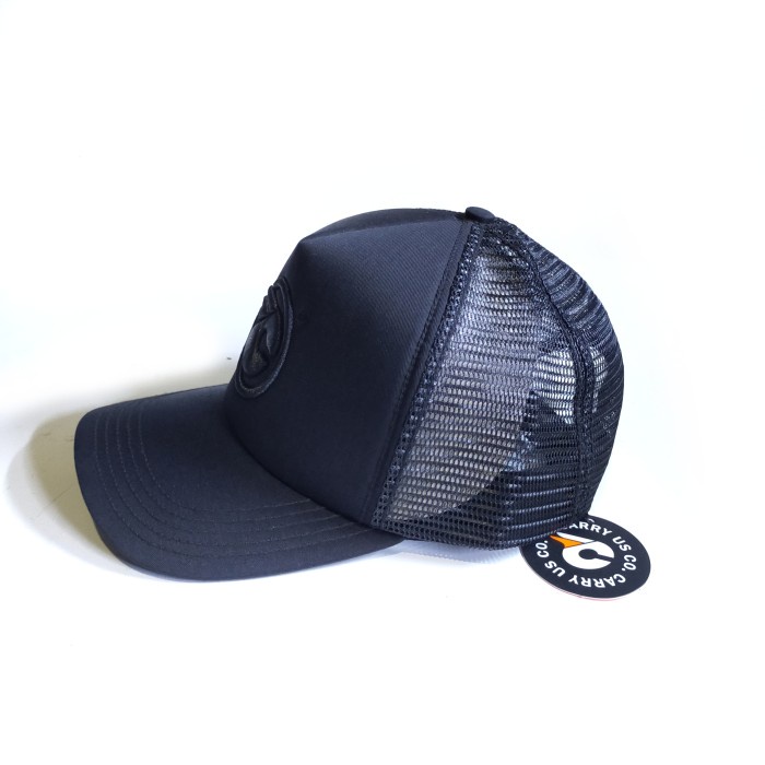 topi Topi pria trucker original CARRY US full black(D7A2) topi pria polos topi pria baseball topi pr