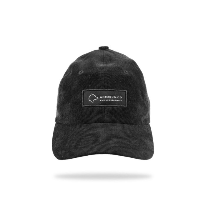 topi Animous Topi Pria Polo Cap Corduroy - Hitam(D7K4) topi pria baseball polos topi pria baseball i