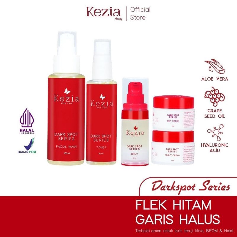 Kezia skincare original.  acne dan whitening