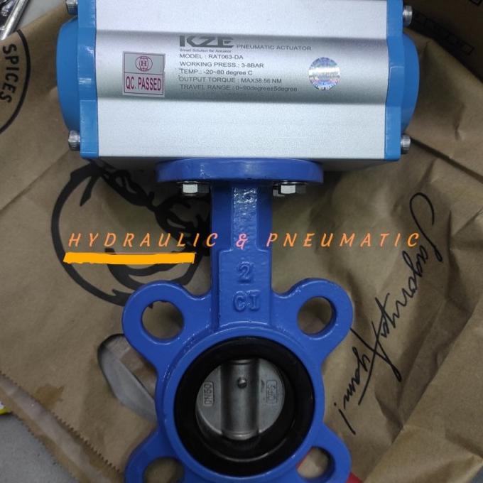 Pneumatic Actuator Butterfly Valve 2" Inch Solenoid Valve