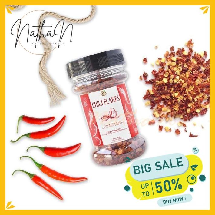 

CHILI FLAKES ( CABE KERING KASAR ) 50 GR PRODUK TERBAIK