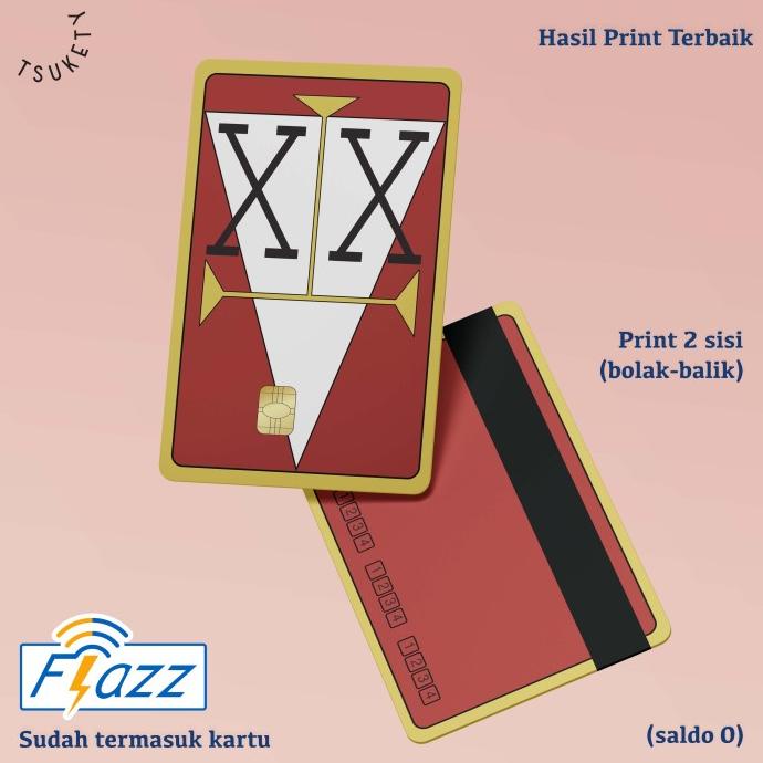 SALE Hunter X Hunter License Card E-money Flazz Emoney Termurah