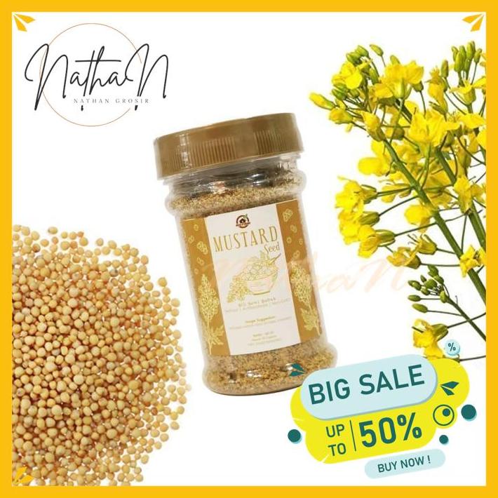 

MUSTARD POWDER / MOSTER /BIJI SAWI BUBUK 60GR BEST SELLER