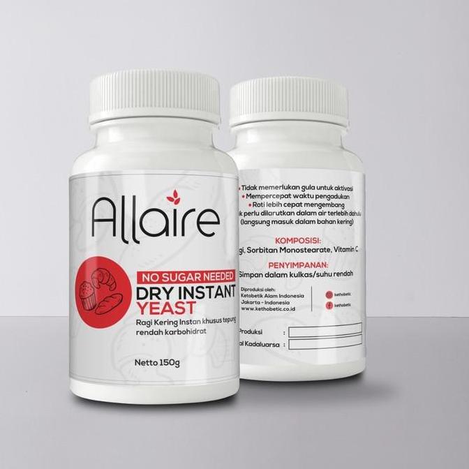 

Allaire dry instant yeast ragi kering tanpa gula 150 g