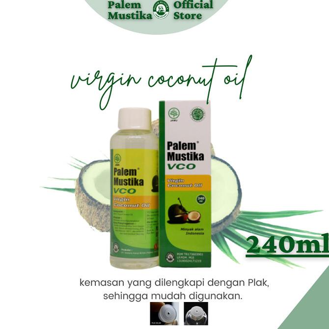 

VCO Virgin Coconut Oil - Minyak Kelapa Murni Palem Mustika 240ml