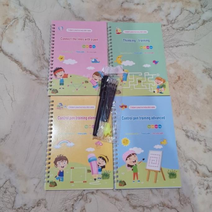 

Buku Belajar Menulis Anak 3D Magic Book Calligraphy Tracing Kid's