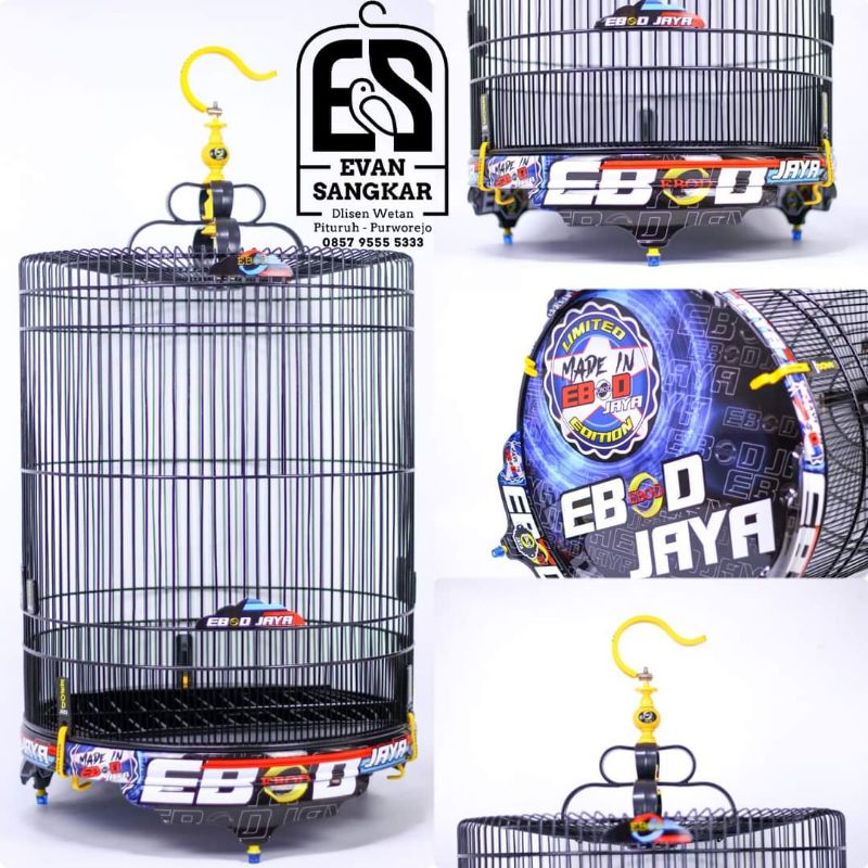 SANGKAR MURAI EBOD JAYA LIMITED EDITION PVC NO 2//AKSESORIS