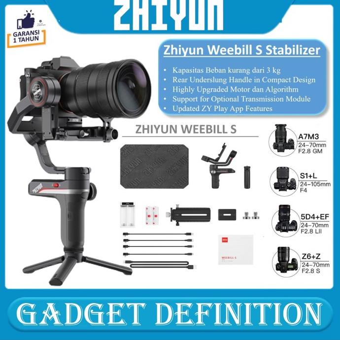 ZHIYUN WEEBILL S GIMBAL 3-AXIS STABILIZER / ZHIYUN TECH WEBILL S ORI