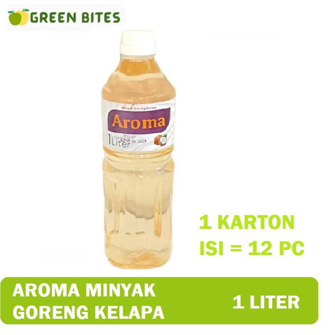 

1 karton (12 pc) Minyak Goreng Kelapa Aroma Botol 1 lt