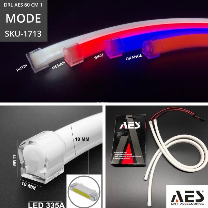 LAMPU LED DRL AES 60 CM 1 MODE ORIGINAL I ALIS DRL I LAMPU LED AES