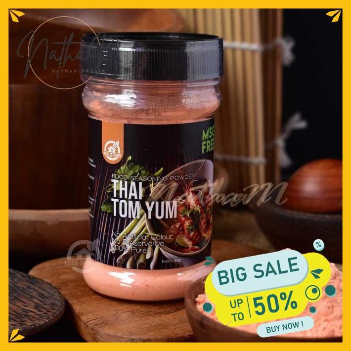 

THAI TOM YUM 80 GR FOOD SEASONING POWDER TERJAMIN BEST