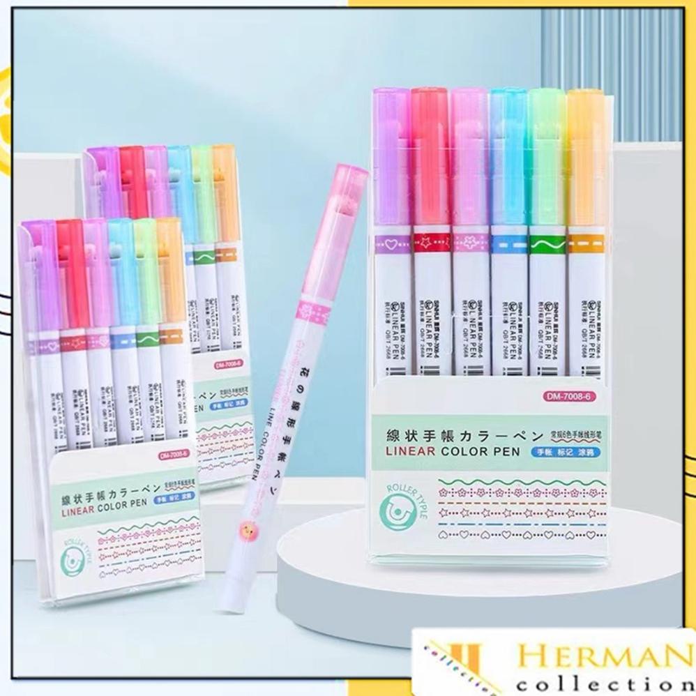 

Termurah Hc Spidol Garis Aesthetic Warna Warni Spidol Garis Motif Lucu 1 Set 6 Pcs Pulpen Roller Pen Higlighter Random Spidol Garis Line Marker Alat Tulis Kantor