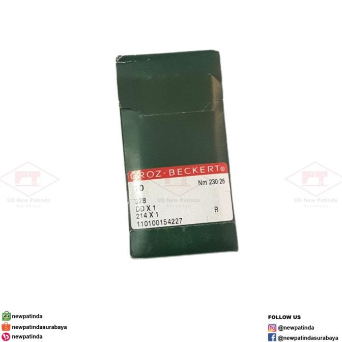 Kualitas terbaik] DD x 1 merk Groz Beckert jarum mesin jahit kulit industri