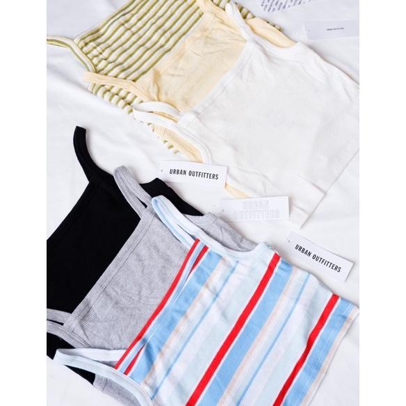 Terlaris (90Rb Dpt 3Pcs) Urban Outfitters Cut Off & Square Tanktop