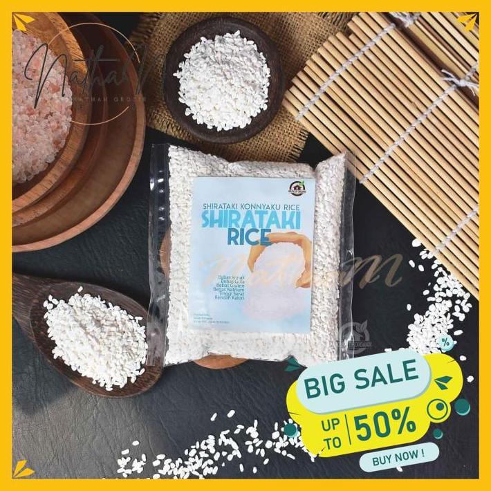 

SHIRATAKI KONNYAKU RICE / BERAS SHIRATAKI 500 GR PRODUK TERBAIK