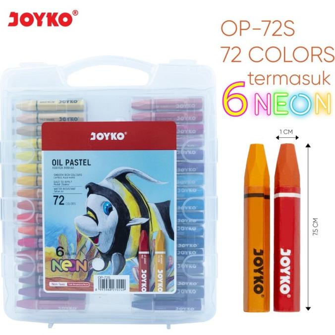 

Crayon 72 Titi / Oil Pastel Joyko Set 72 Terbaik Dikelasnya