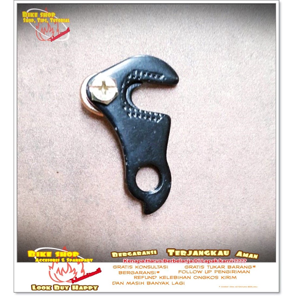 ADAPTOR RD - HANGER RD JADUL - HITAM POLOS Sepeda MTB BMX