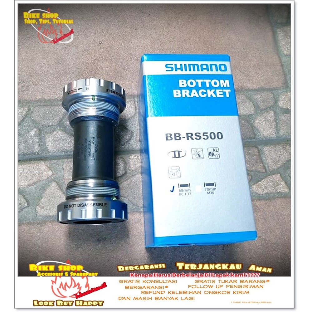 AS BB - BOTTOM BRACKET HT2 SHIMANO RS500 68mm BB Sepeda MTB BMX