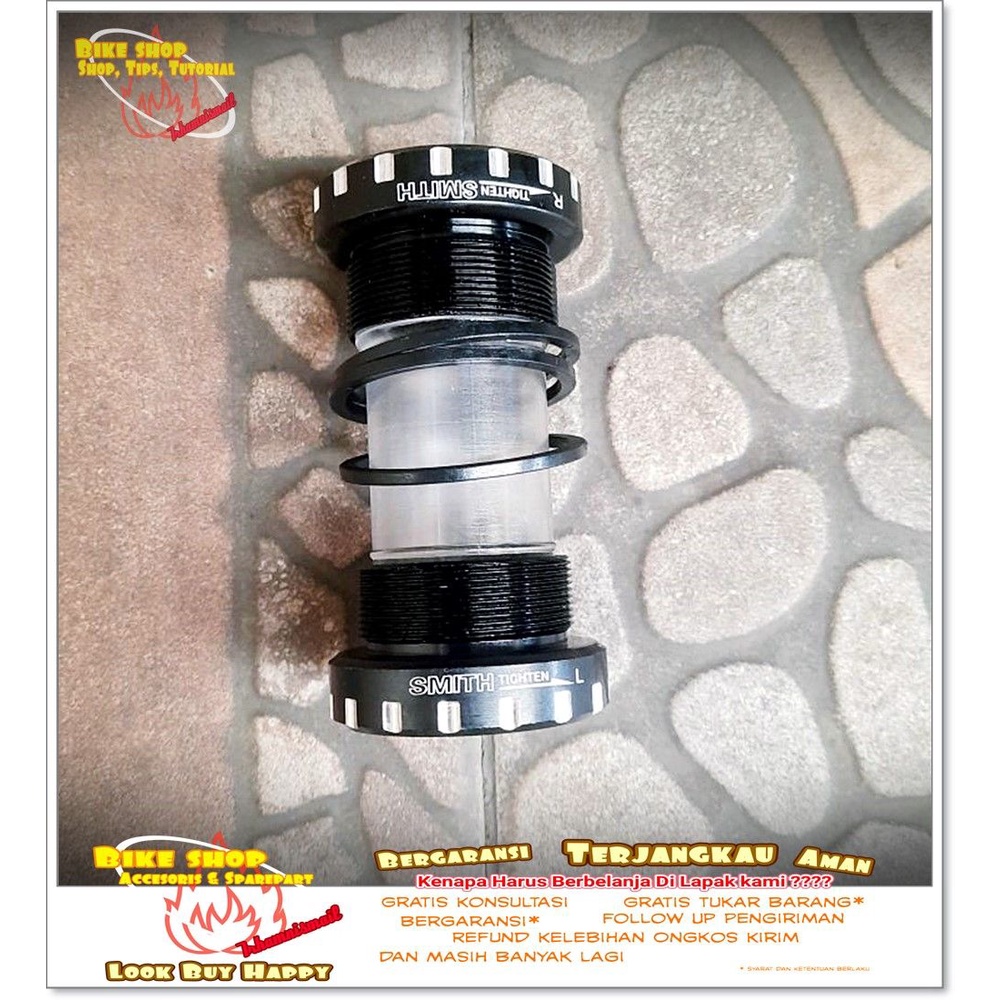 AS BEARING GIR HT2 BB HOLLOWTECH 2 HITAM BB Sepeda MTB BMX