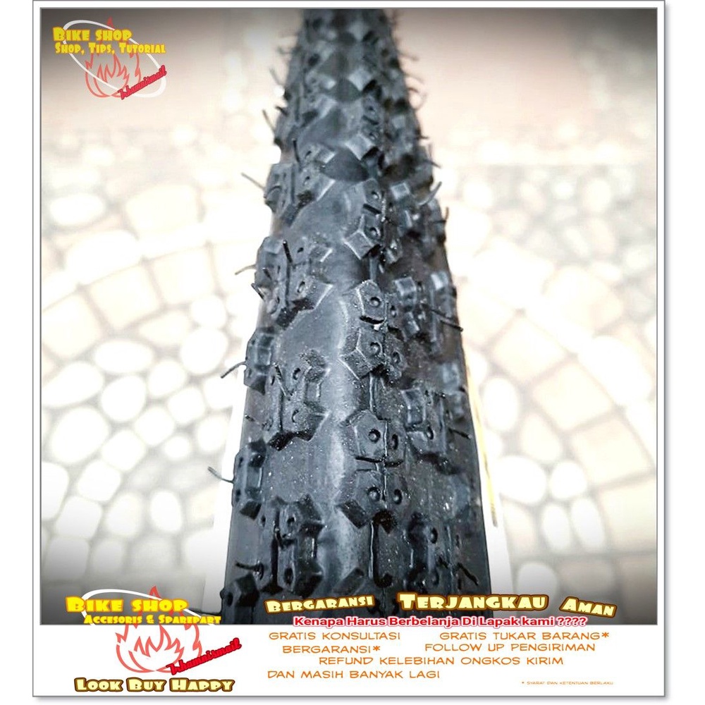 BAN LUAR KENDA 16 x 1.75 STRIP PUTIH 50 Ban Sepeda MTB BMX