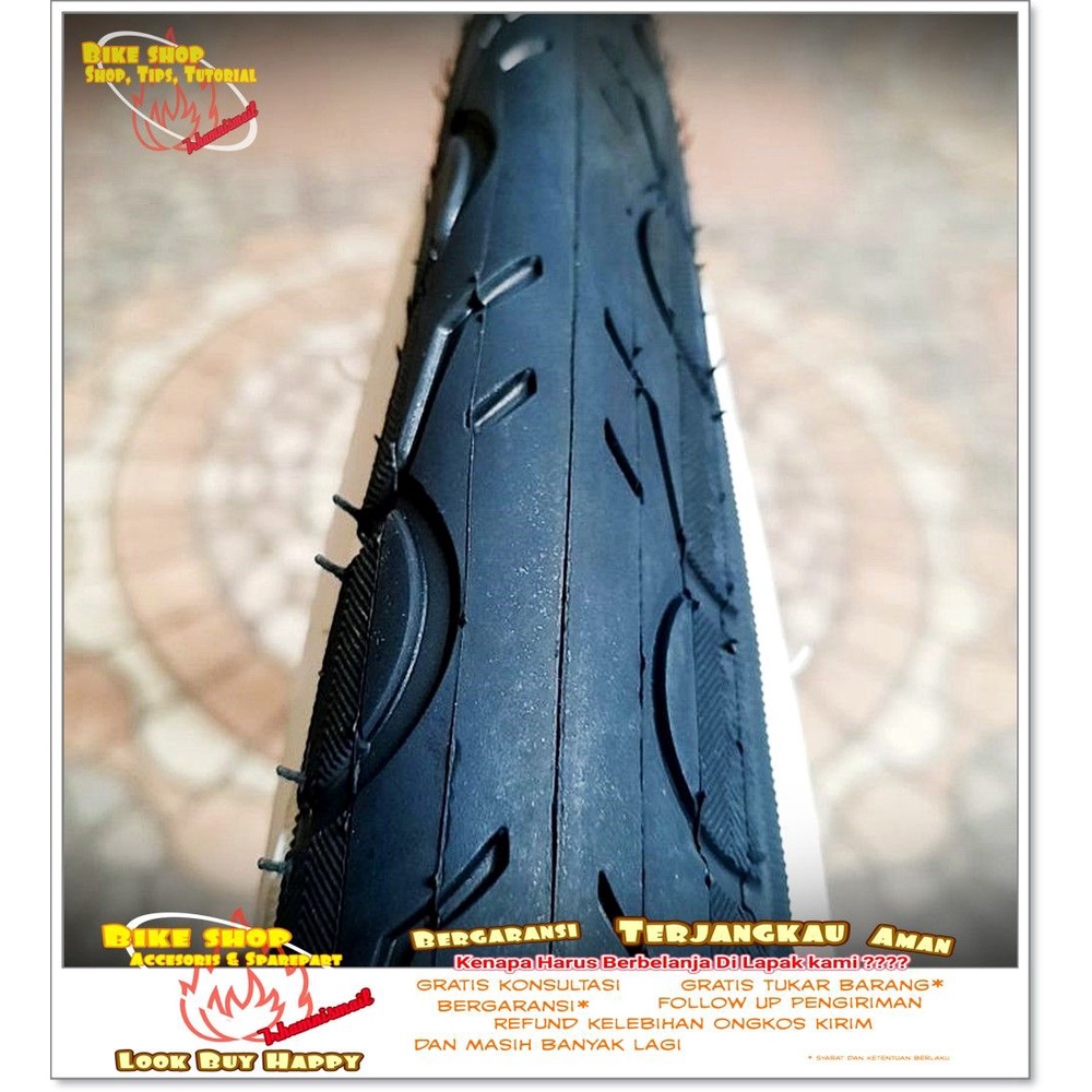 BAN LUAR KENDA 20 x 1.50 LIST PUTIH Ban Sepeda MTB BMX