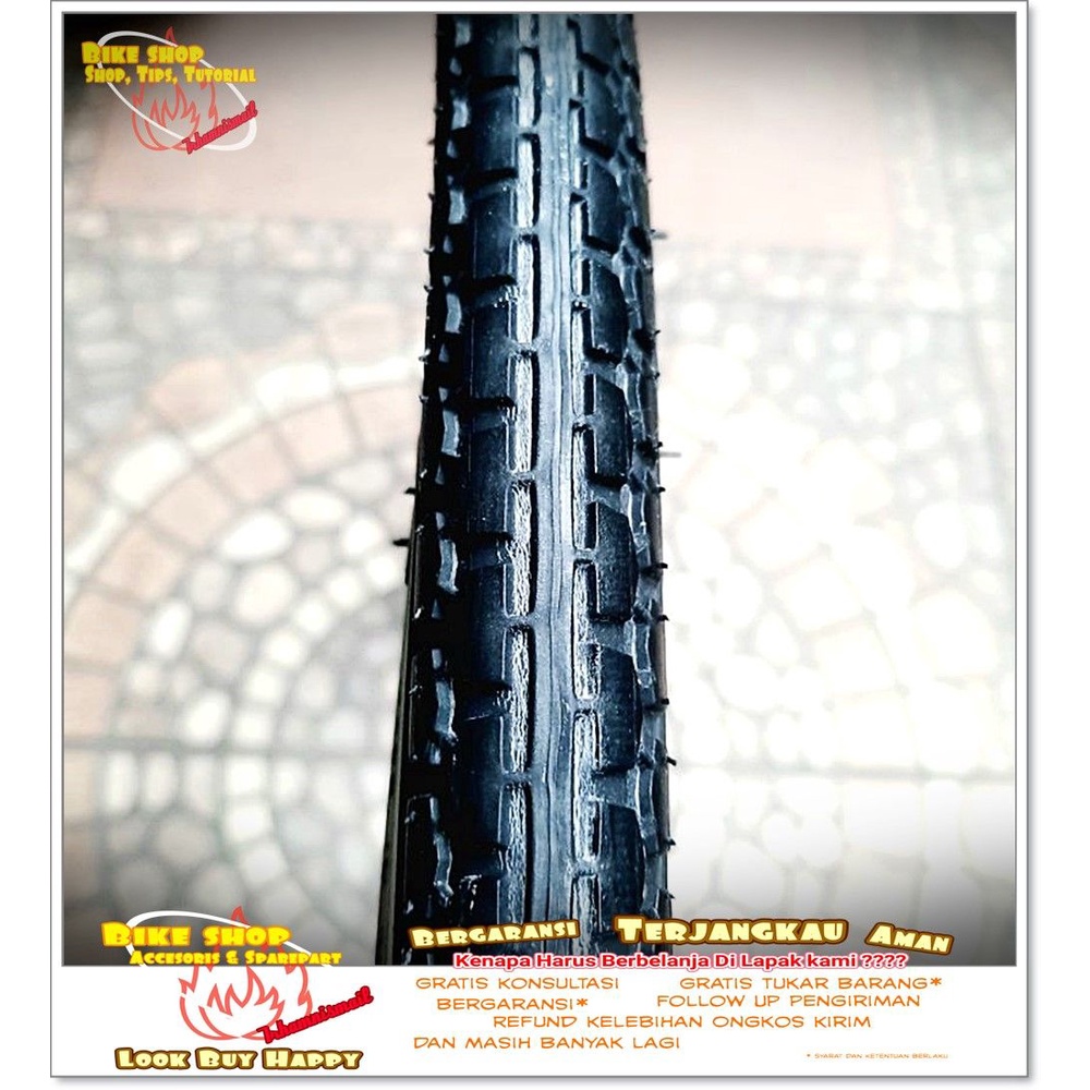 BAN LUAR SWALLOW 24 X 1.75 DELI TIRE LIST PUTIH Ban Sepeda MTB BMX