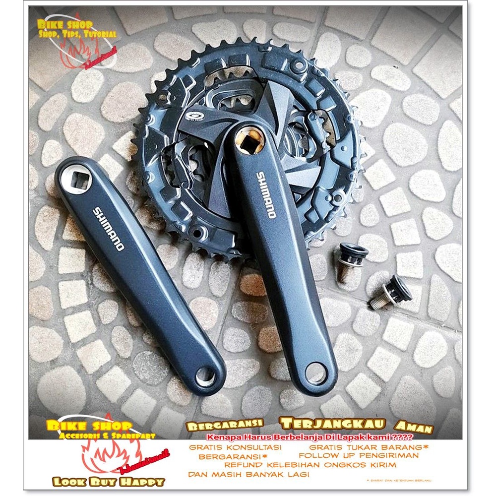 GIR CRANK SHIMANO M371 ALTUS 44T Sepeda MTB BMX