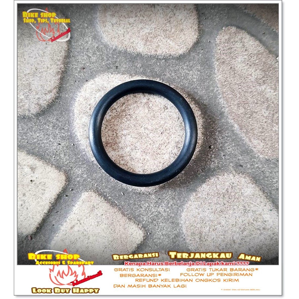 KLEP POMPA O RING KARET HITAM TAIWAN Sepeda MTB BMX