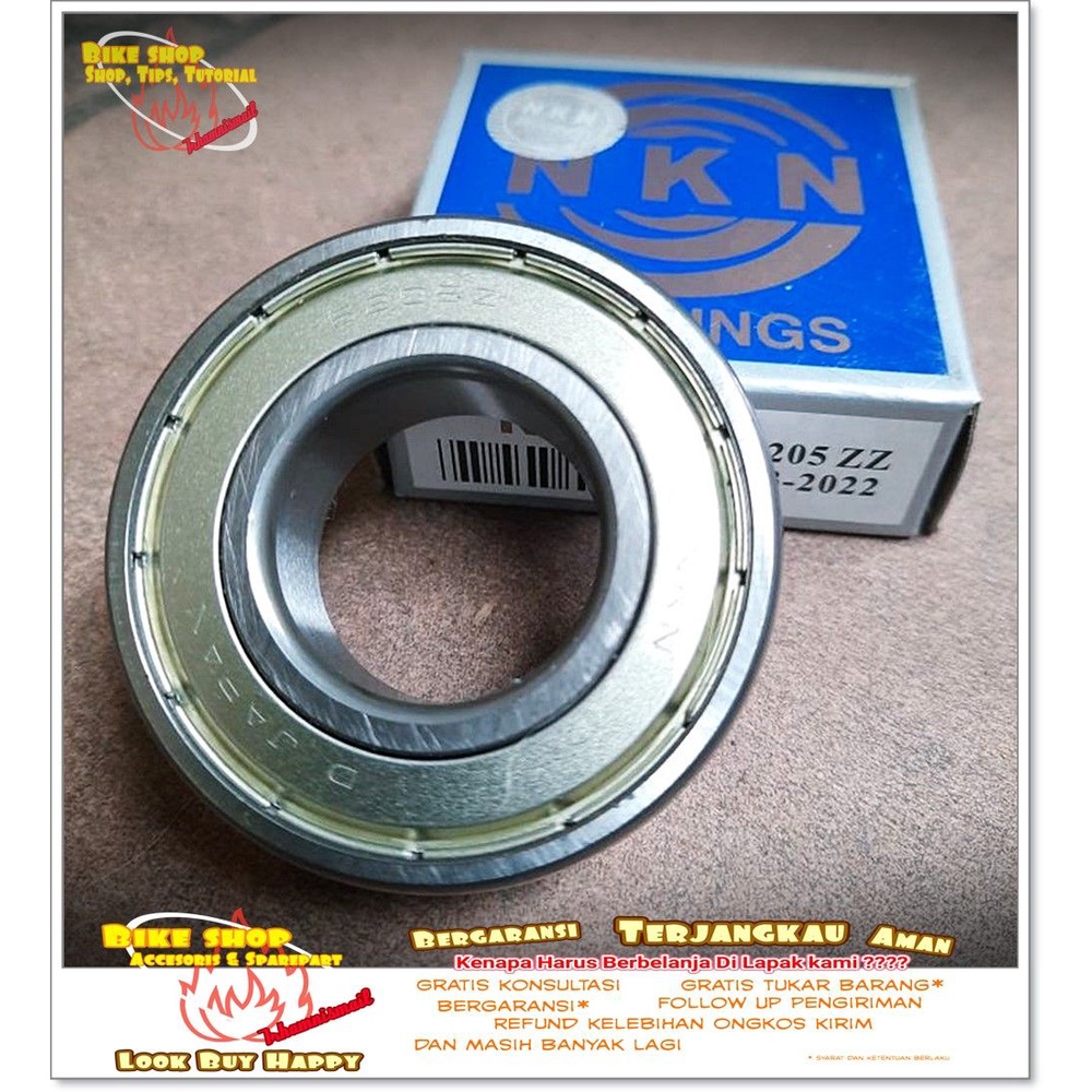 LAHER BEARING NKN 6205 ZZ Sepeda MTB BMX