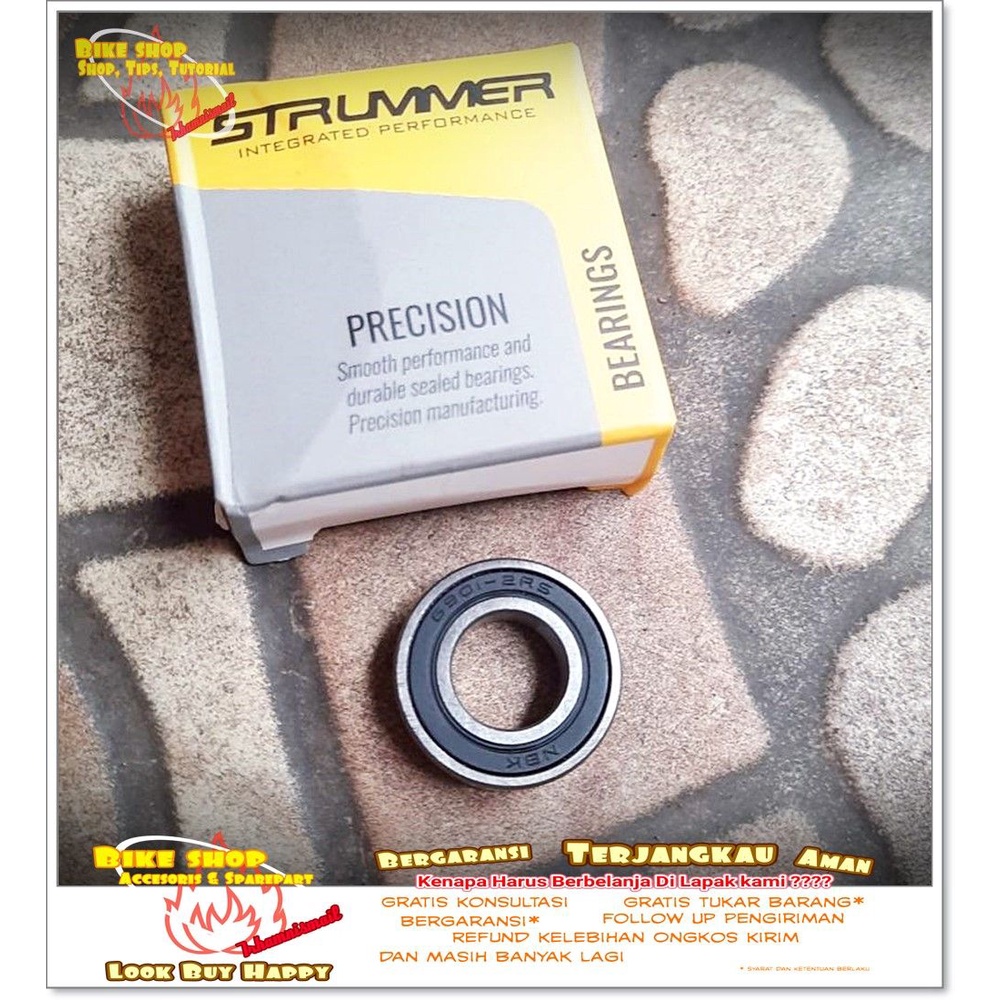 LAHER BEARING STEEL HUB SEPEDA STRUMMER 6901 2RS Sepeda MTB BMX