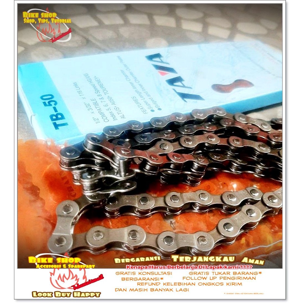 RANTAI MTB 5-8 SPEED TAYA 116L Sepeda MTB BMX