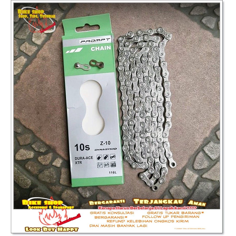 RANTAI SEPEDA 10 speed PROMPT 116L Sepeda MTB BMX