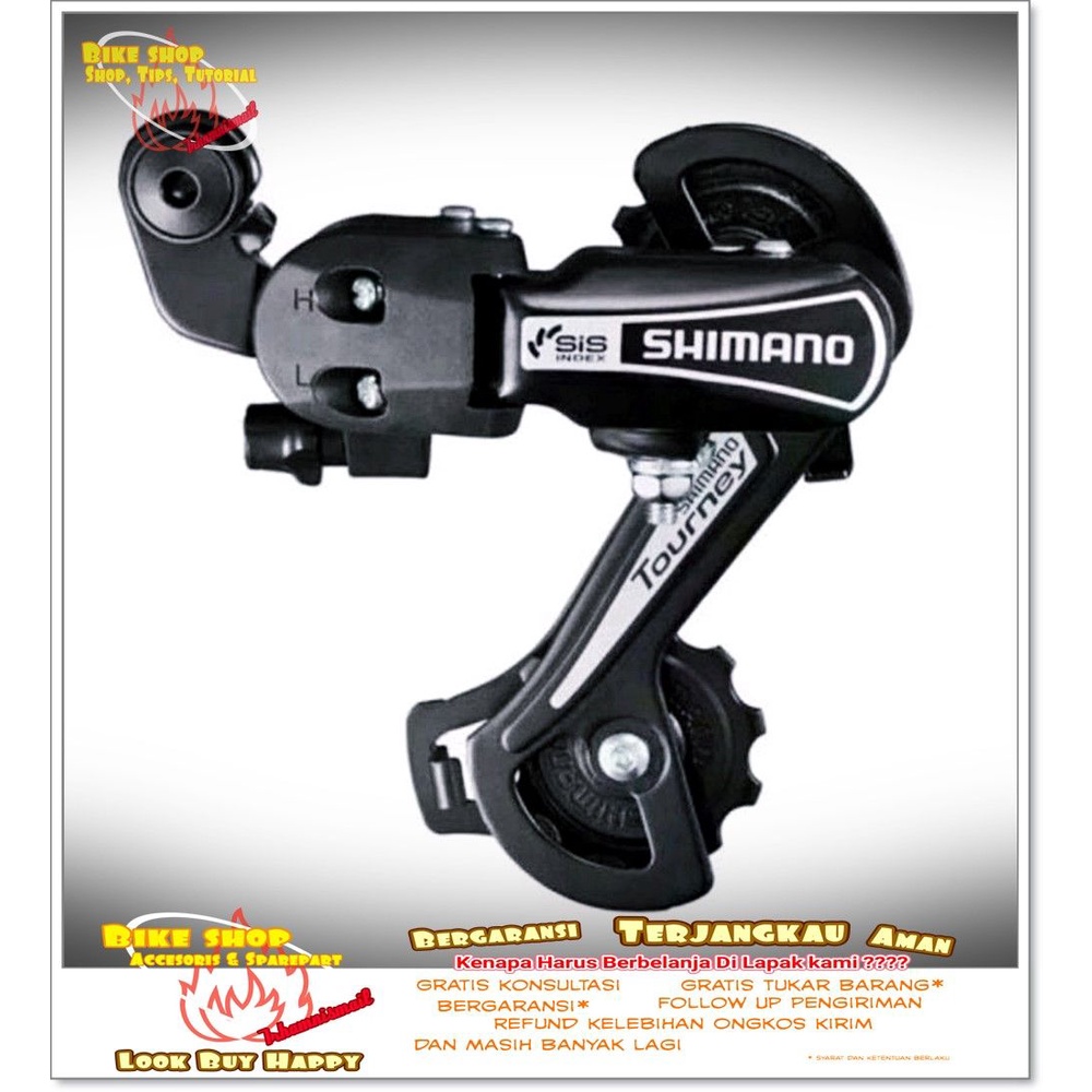 RD Shimano 6 speed Tourney TY21 jepit Sepeda MTB BMX
