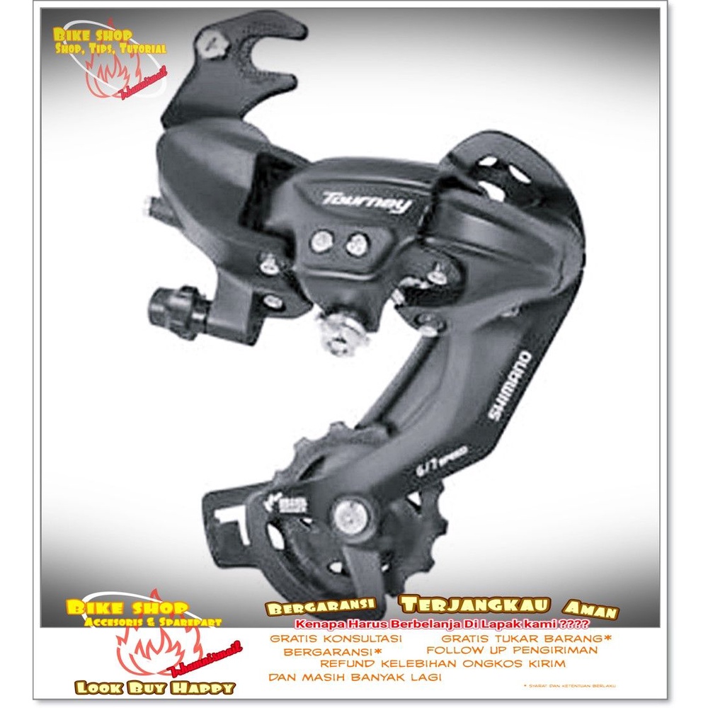 RD Shimano 6 - 7 speed TY 300 model JEPIT Sepeda MTB BMX