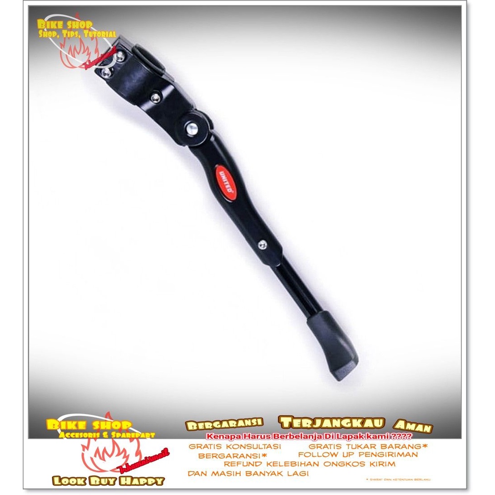 STANDAR SAMPING UNITED ALLOY 20-26" 1317 Sepeda MTB BMX