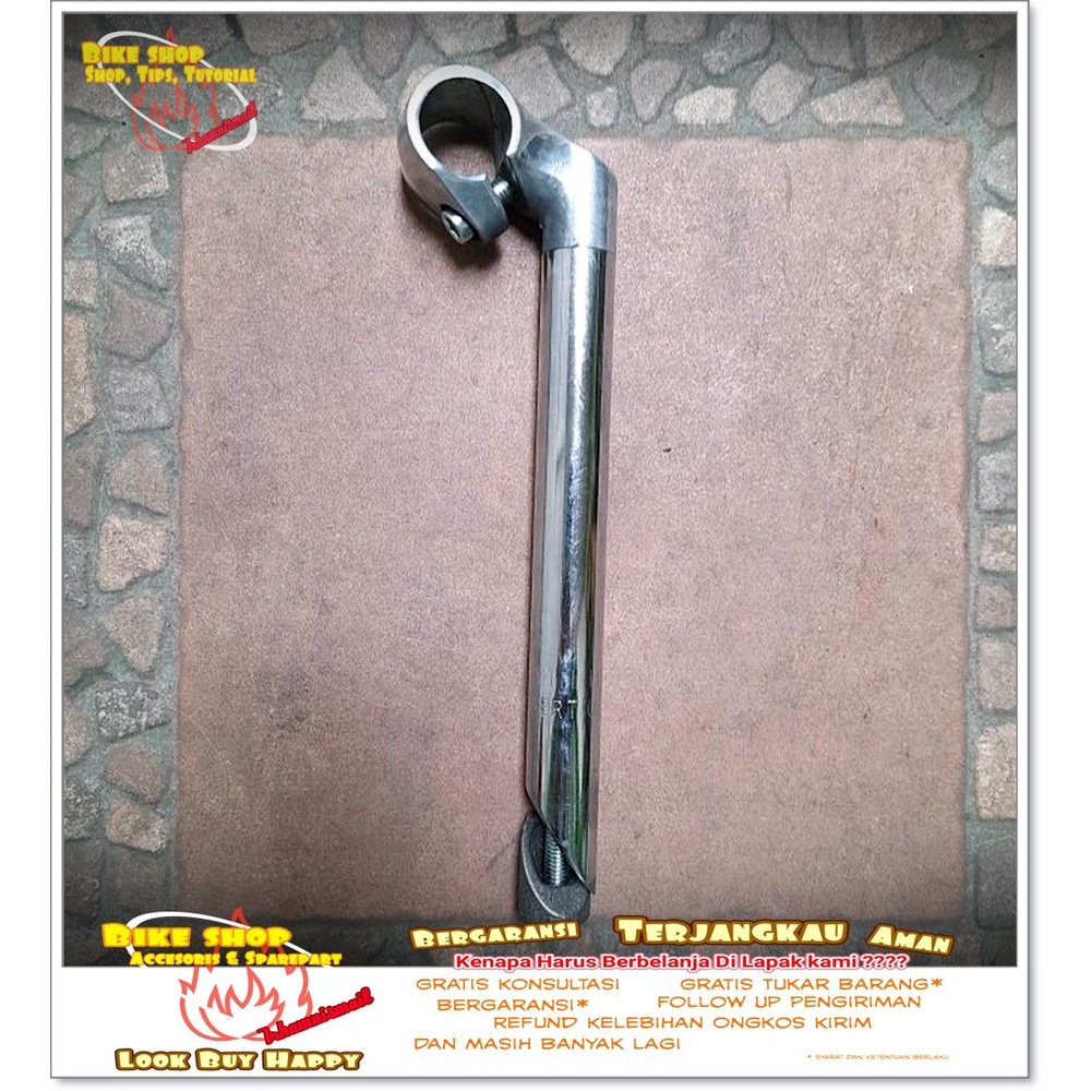 Tiang Stang Sepeda Mini insert 22.2 kepala alloy Sepeda MTB BMX