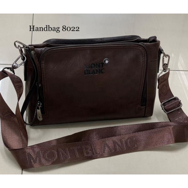 Termurah Selempang Montblanc Clutch multifungsi pria/wanita import MB 8022-3 kulit