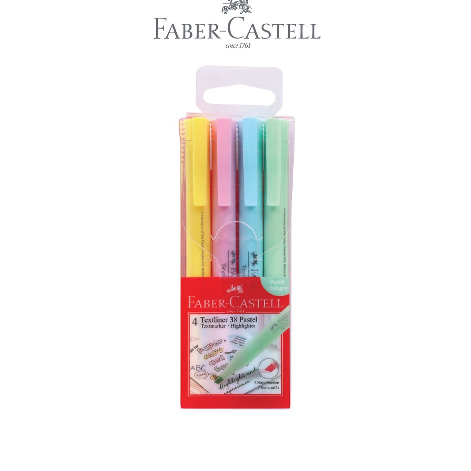 

Terbaru✤➤ Faber-Castell Textliner 38 Pastel Set 4 I69